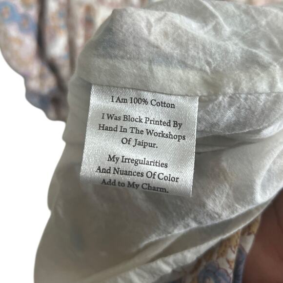 Mille Resort & Travel XL Long Floral Dress 100% Cotton - Picture 4 of 6